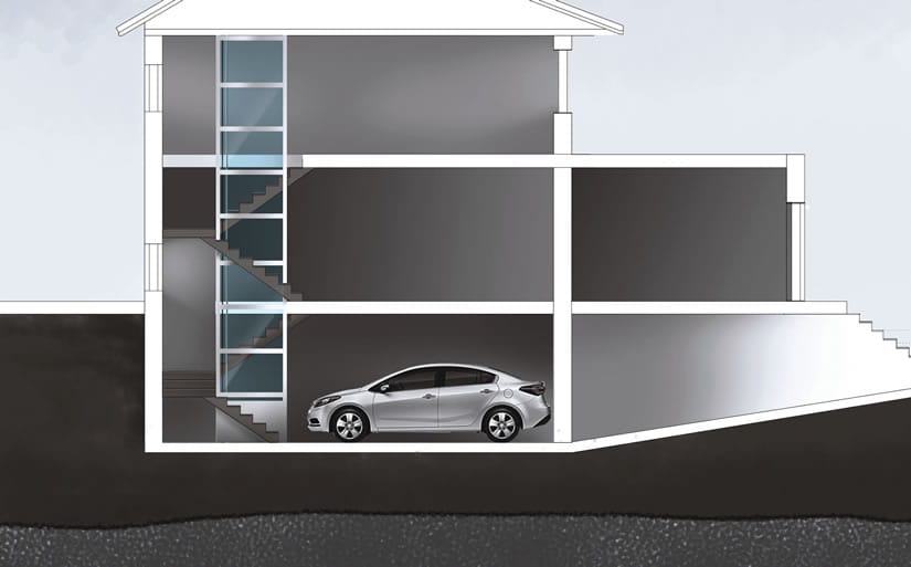 Cibes Space saving Home Lift